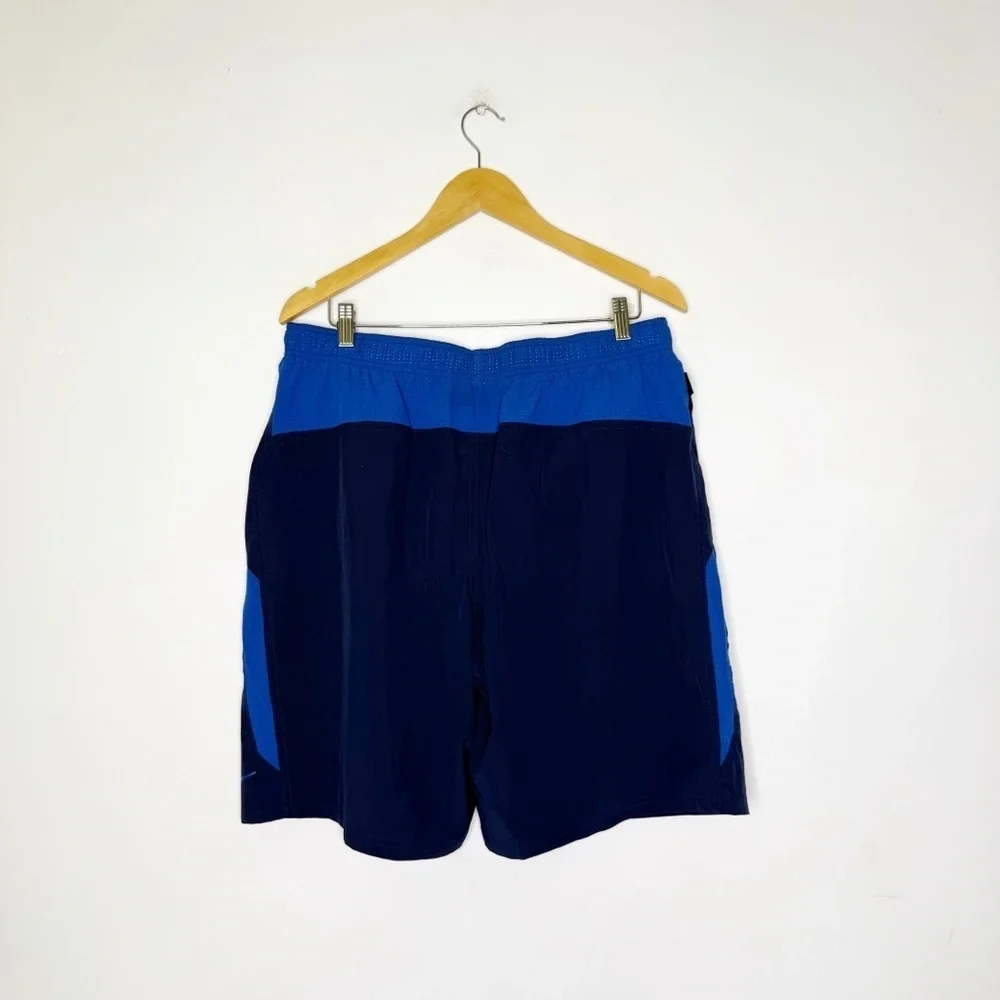 Nike Swim Trunks Men's Navy Blue Swim Shorts Bathing suit Size XL